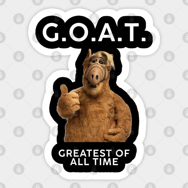 G.O.A.T. Greatest Of All Time Sticker by KC Crafts & Creations